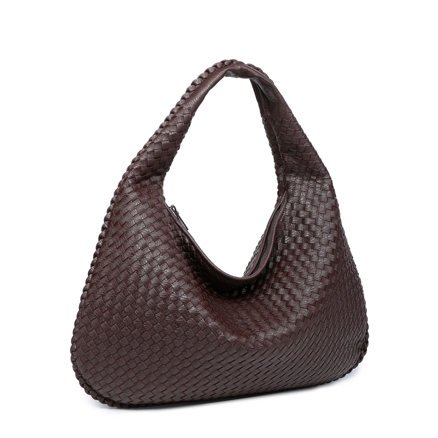 Woven women's bag dumpling bag 2023 new summer simple big brand shoulder bag autumn and winter European and American fashion casual bag