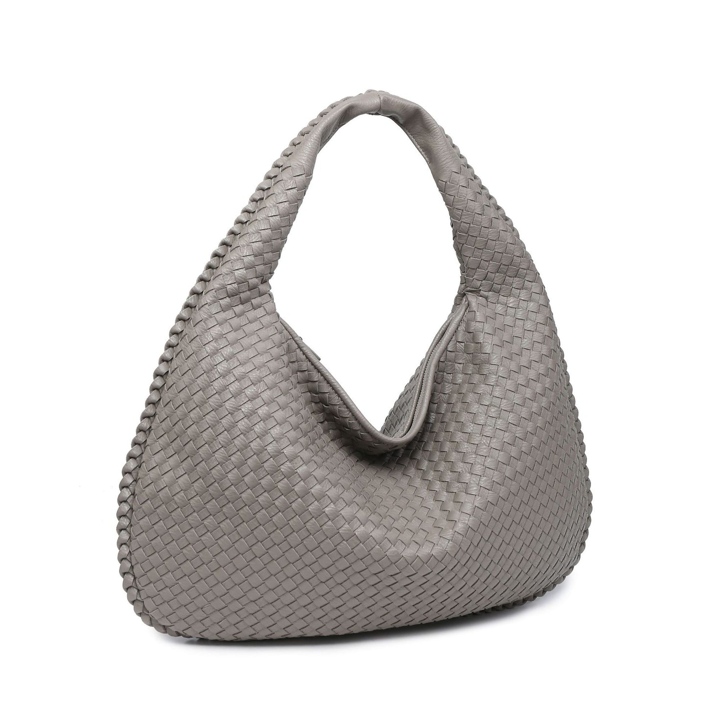 Woven women's bag dumpling bag 2023 new summer simple big brand shoulder bag autumn and winter European and American fashion casual bag