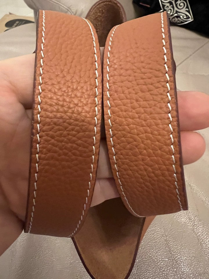 Cow-hide leather women's bucket bag with top handle