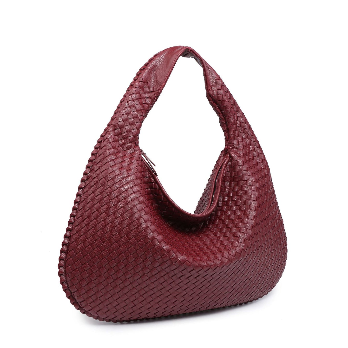 Woven women's bag dumpling bag 2023 new summer simple big brand shoulder bag autumn and winter European and American fashion casual bag
