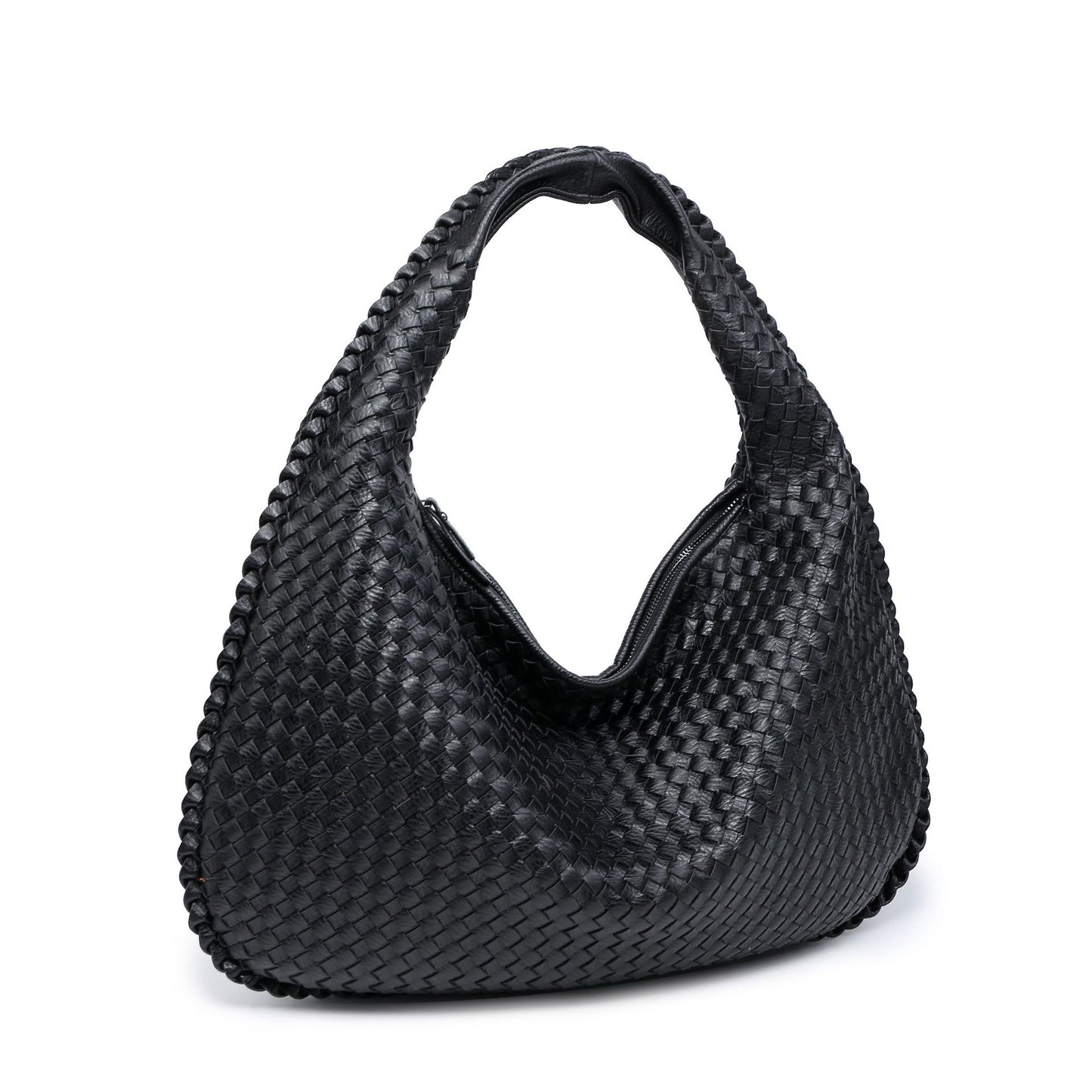 Woven women's bag dumpling bag 2023 new summer simple big brand shoulder bag autumn and winter European and American fashion casual bag