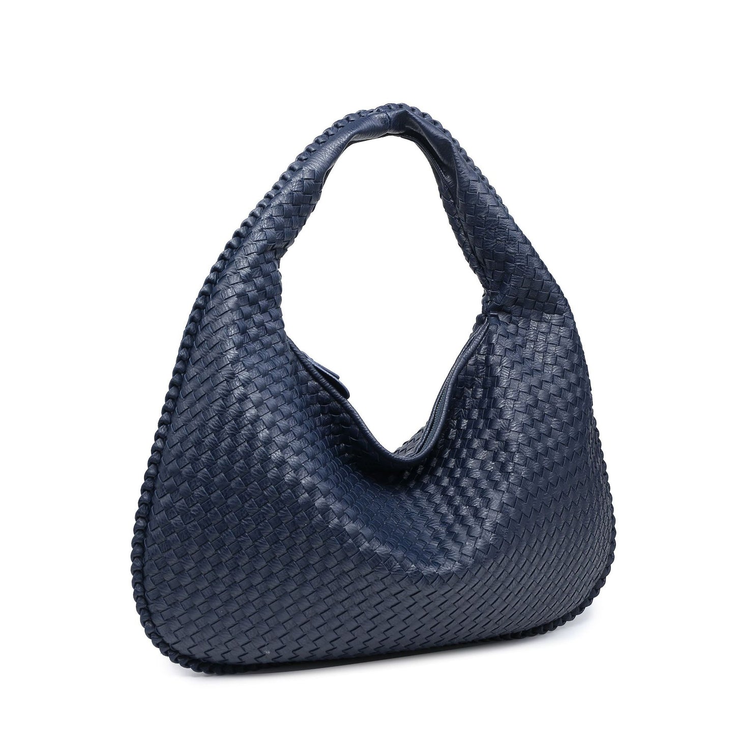 Woven women's bag dumpling bag 2023 new summer simple big brand shoulder bag autumn and winter European and American fashion casual bag